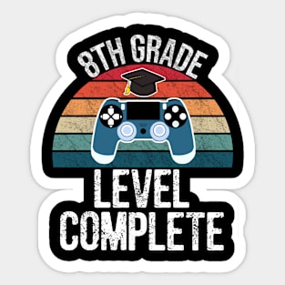 2020 8th Grade Graduation Gamer Graduation Gifts Sticker